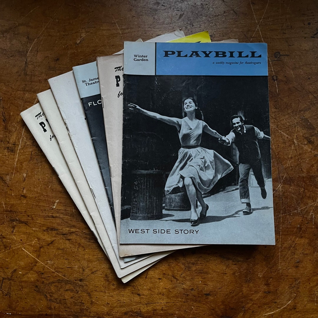 Vintage Broadway Playbills. 1950s New York Theater. - Etsy