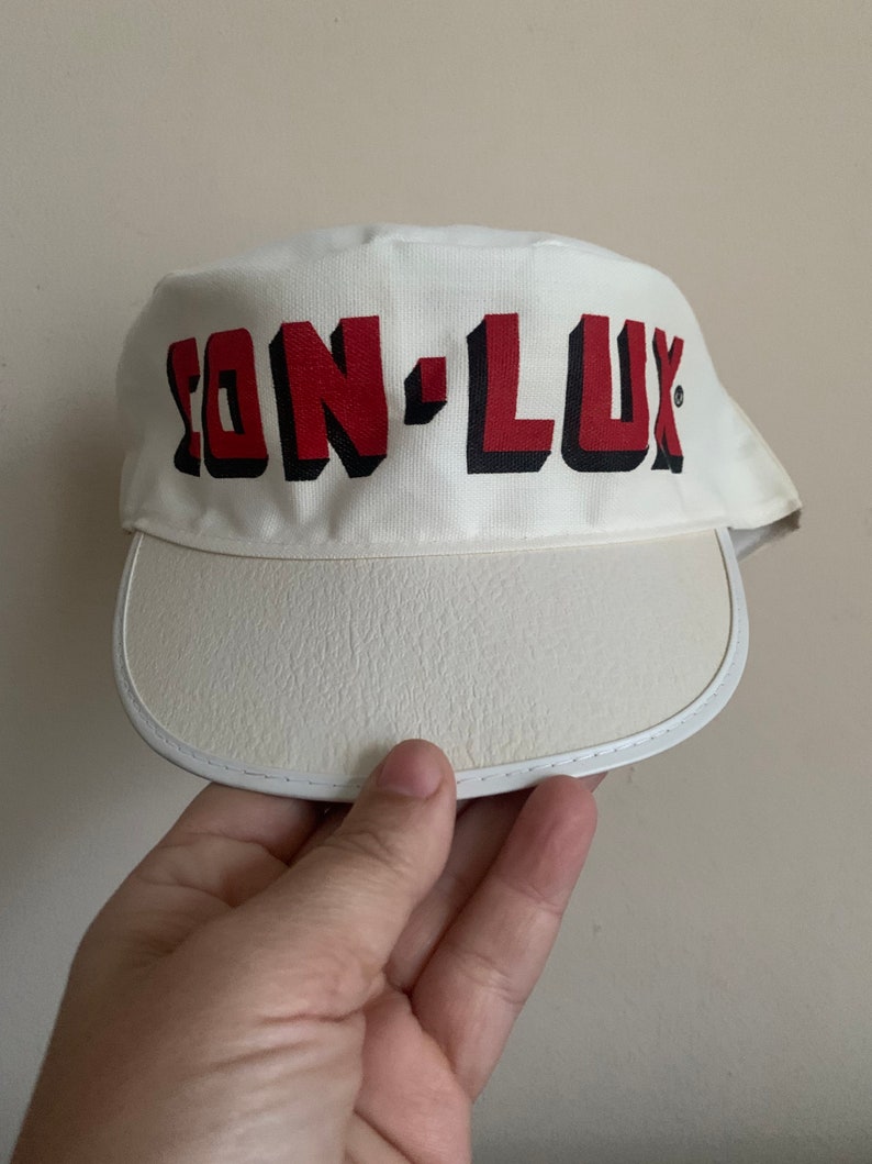 Vintage Con-Lux Painters Cap Conlux Advertisement Edison NJ