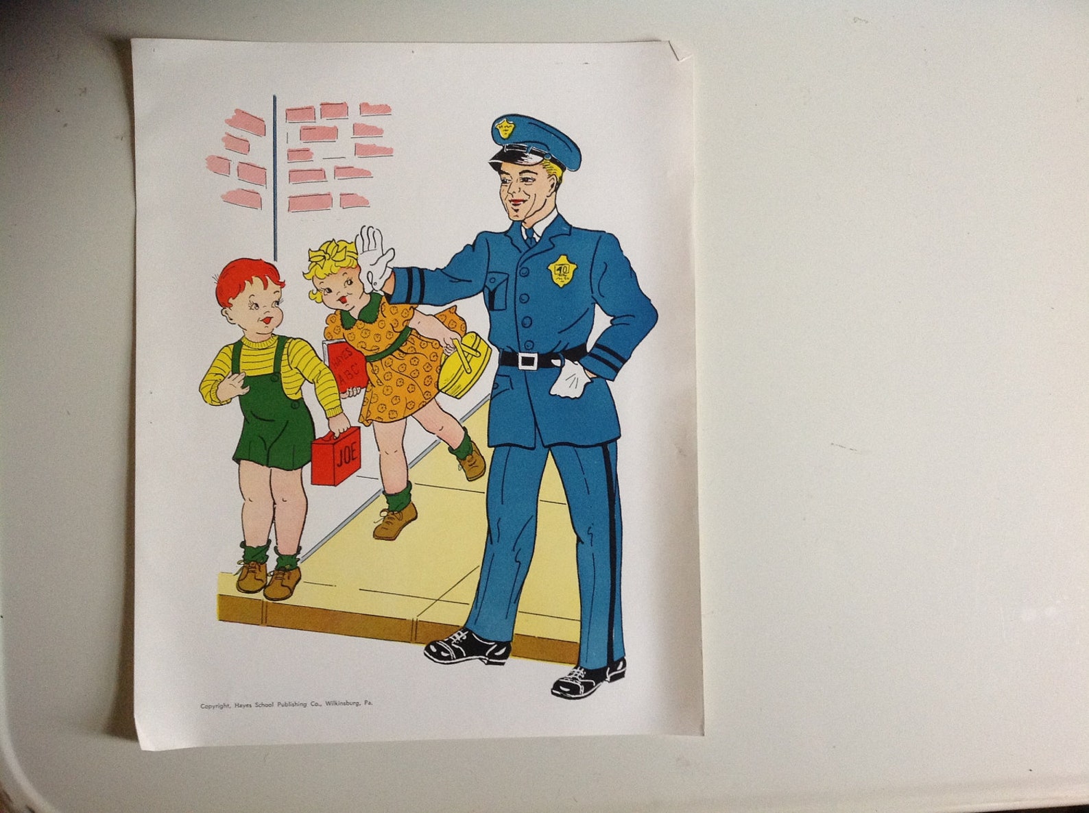 1960s Vintage School Mini Poster. The Police Officer. | Etsy