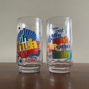 Vintage 1990s Pepsi Glass Soda Glass Barware Drinkware
