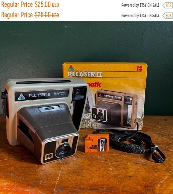 Vintage 1980s Pleaser II Kodak Instant Original Box and