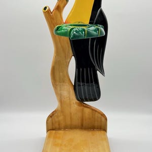 Coffee Maker, Pour Over, Chorreador, Traditional Costa Rica, Hand Painted, Toucan