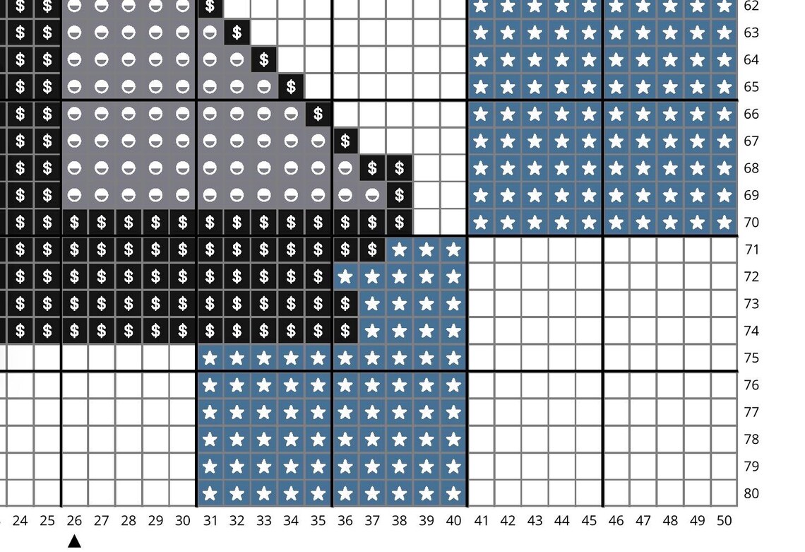 King Chess Piece Needlepoint Ornament Digital Download Pattern (cross ...