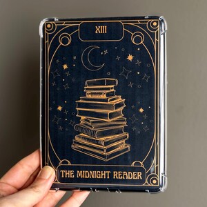 Midnight Reader Tarot Card STAMPABILE Inserto Kindle per custodia trasparente per Paperwhite Colorsoft Basic Fire Tablet HD 8