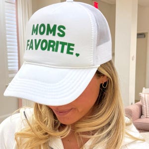 Moms Favorite Trucker Hat | Mom Favorite | Daughter Trucker Hat | Daughter Gifts