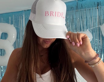 Bride/Wife Trucker Hat | Pink Bride | Bride Truckers