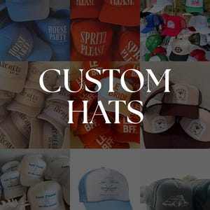 Custom Trucker Hats | Otto Brand Trucker | Personalized Fun Hats | Custom Bachelorette Trucker Hats | Wedding Custom Hats | Bridal Hats
