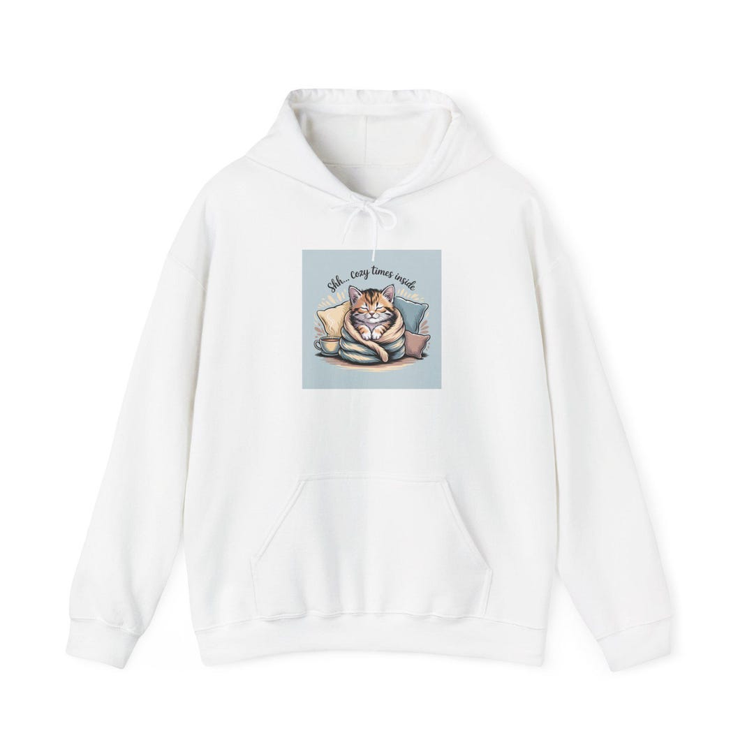 Benchpressing Tabby Cat Hoodie main image 1