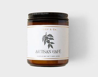 Coffee Candle Artisan Café Coffee Soy Candle For Coffee lovers Gift Handmade Candle Home Decor Gift Coffee Best Scented Candle Unisex Gift