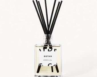Peony Reed Diffuser, Botan Floral Home Fragrance with Cedarwood, 5 fl oz