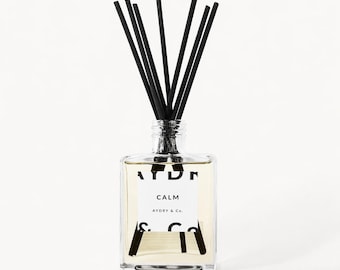 Lavender Reed Diffuser, Calm Home Fragrance with Bergamot and Cedarwood, 5 fl oz