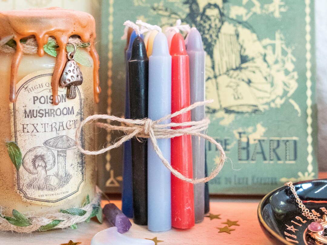 Set of 12 Ritual Candles – Colorful Candles for Magic & Rituals ...
