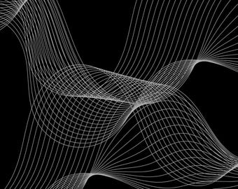 digital print abstract lines