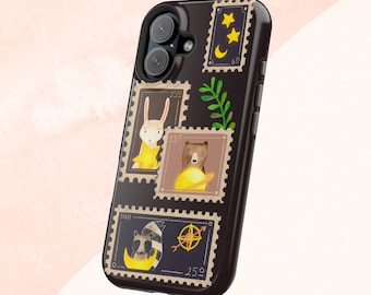Animal Stamps MagSafe Phone Case: Polycarbonate