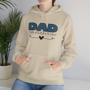 Dad the Man the Myth Hoodie Sweatshirt, Father&#39;s Day Gift, Funny Dad Shirt, Family Hoodie, Gift for Him, Unisex Hoodie