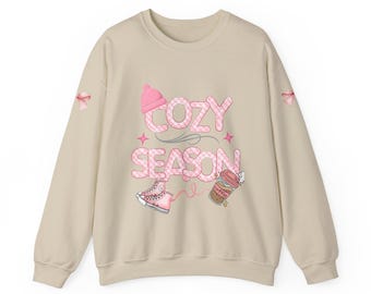 Pink Cozy Adult Crewneck Sweatshirt