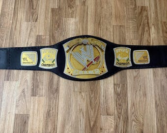 John cena WWE spinner championship title belt 4mm leather adult size 46 brass