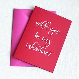 ¿Serás mi tarjeta de San Valentín?