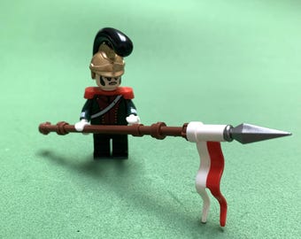 10 X Custom French Lancer building block figure