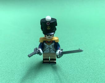 10 X Custom French Infantry Officer building block figure