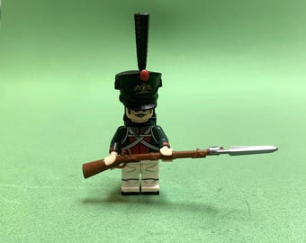 10 X Custom Russian Foot Guard building block figure