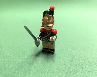10 X Custom French Dragoon building block figure
