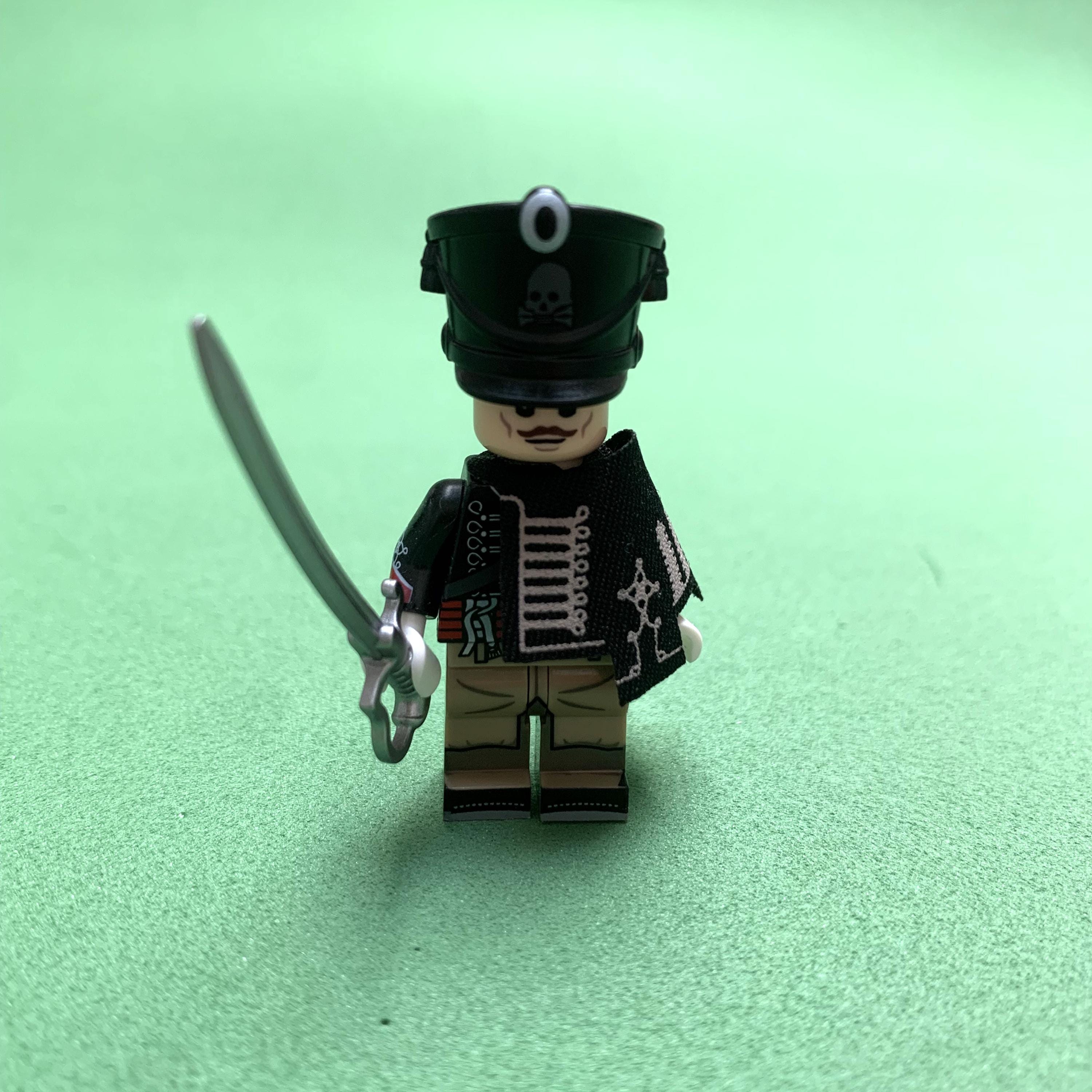Set Di 10 Minifigure Soldatini Napoleonici - Vecchia Guardia Francese, Blu, Compatibili Con LEGO