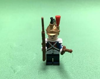 10 X Custom Dutch dragoon building block figure