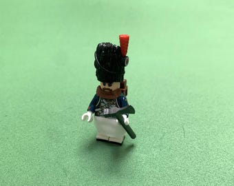 10 X Custom French Sapper building block figure