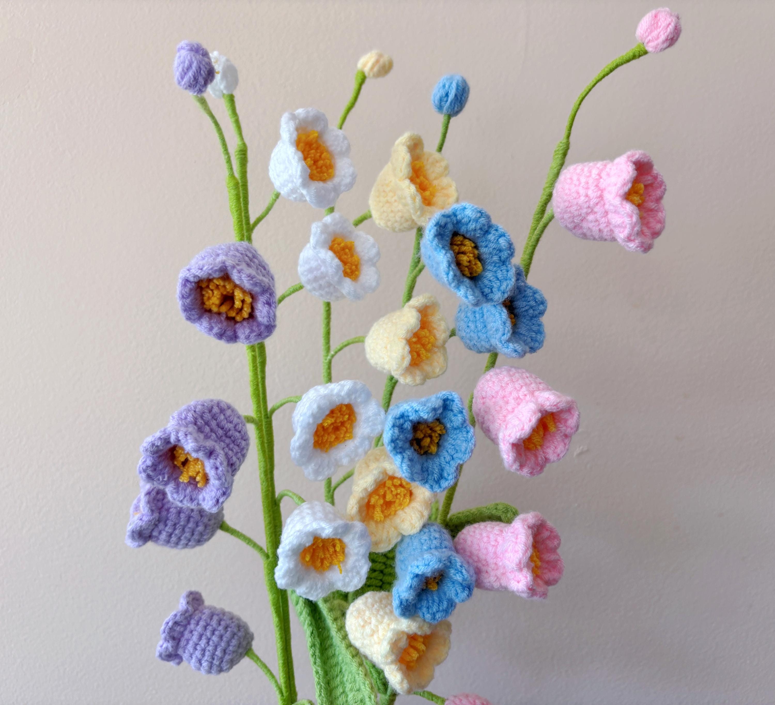 37 Lily of the Valley Crochet Patterns for Elegant Flowers, Gifts, and Home Decor 2 Crochet Lily of the Valley Flowers
