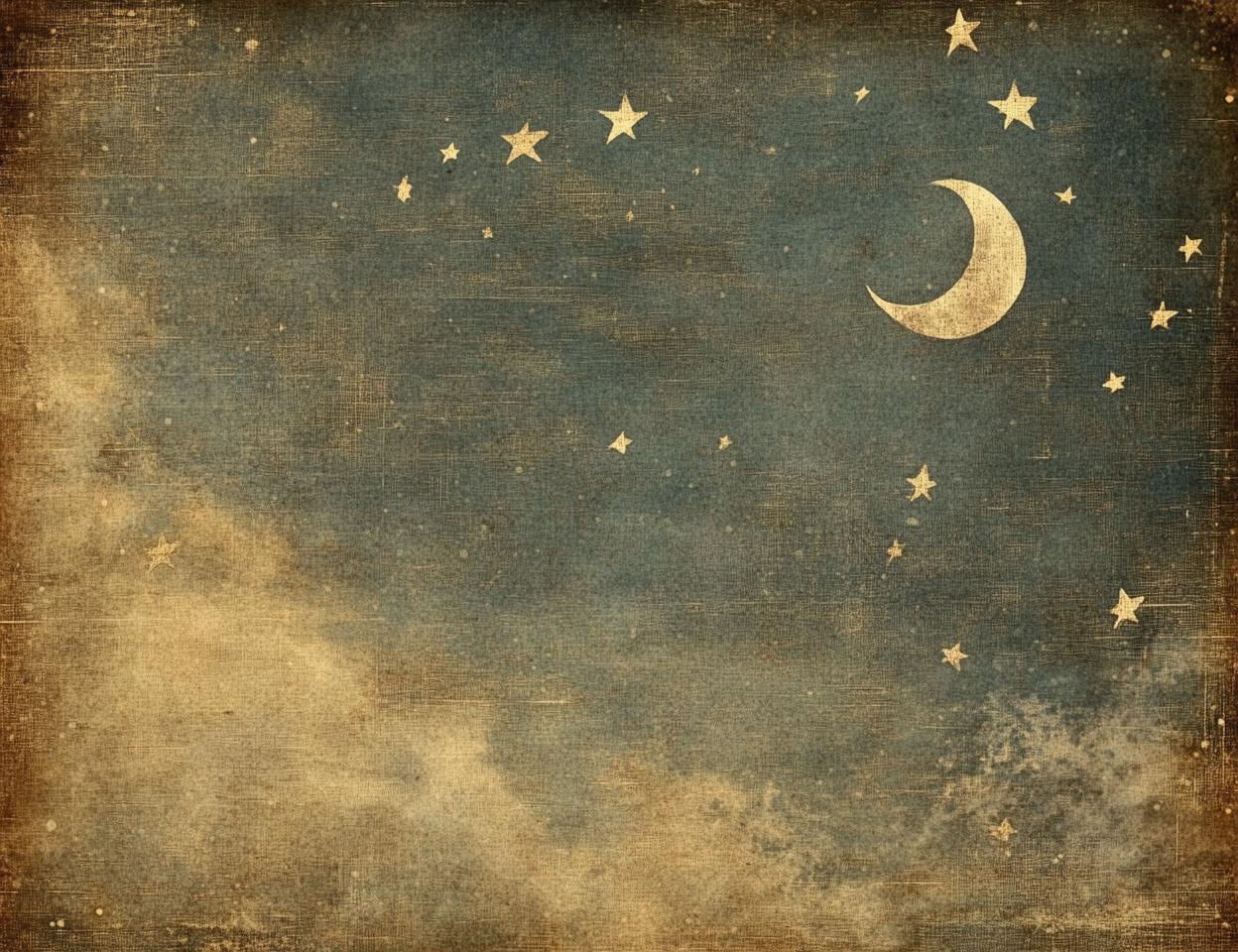 Night Sky Background Printable - Junk Journal Digital Paper - Celestial ...