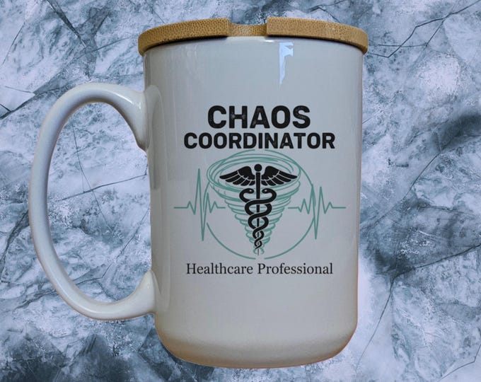 Chaos Coordinator Mug, Funny Nurse Gift, Healthcare Professional Mug