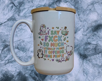 Funny Swearing Nurse Mug Sarcastic Healthcare Worker Gift 15oz Coffee Cup RN Graduation Gift