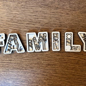 Custom Word Magnets Wooden alphabet letters magnet letters abc letters name magnets custom name