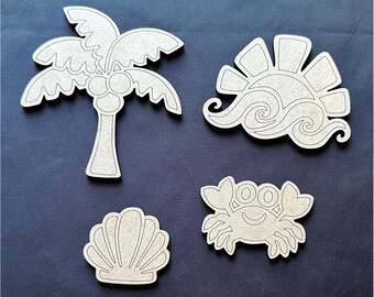 DIY Magnet Wood Craft Paint Kits with Various Design Options