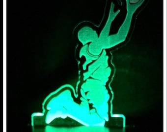Acrylic LED Night Light with Laser Cut Designs for Home Decor