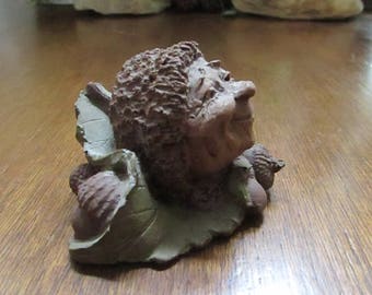 El – Kim Nut Head – Tom Clark Gnome Woodspirit Sculpture – Thomas Clark Acorn Head – Retired Collectible Gnome – Cairn Studio