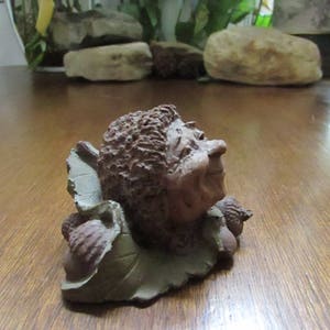 El – Kim Nut Head – Tom Clark Gnome Woodspirit Sculpture – Thomas Clark Acorn Head – Retired Collectible Gnome – Cairn Studio