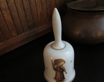 Hummel 1972 Christmas Bell – Angel Playing Horn – Limited Edition by Schmid – Made in W. Germany – Vintage Christmas Collectible Décor