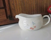 Marmalade Gravy Boat - Geese with Blue Ribbon Fruit Sauce Gravy boat -International China -Discontinued Pattern -Japan Backstamp