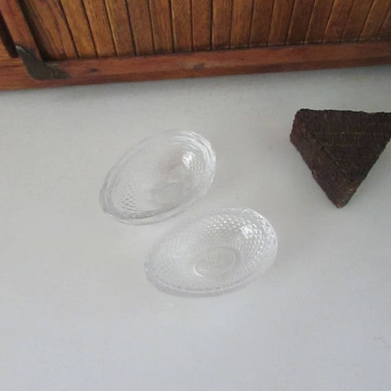 Lead Crystal Glass Egg Trinket Box Covered Egg Dish … Gem