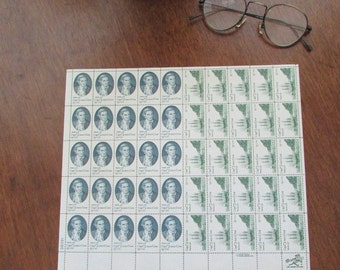 1978 Captain Cook Issue - Captain James Cook and Resolution and Discovery - 13 Cent Stamps - Sheet of 50 Unused Vintage US Postage Stamps