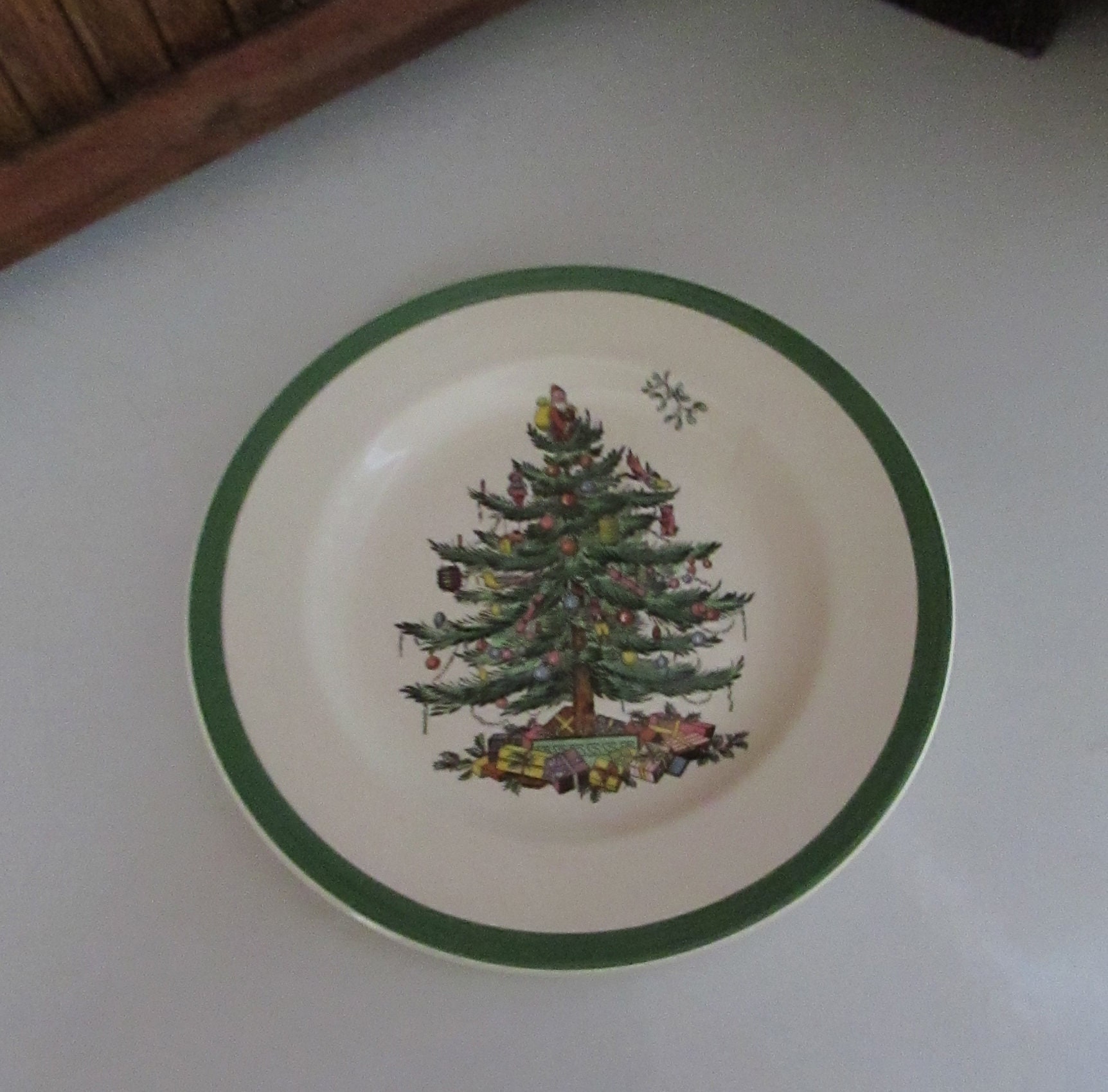 Salad Plate - Spode Christmas Tree Pattern – Christmas Tree