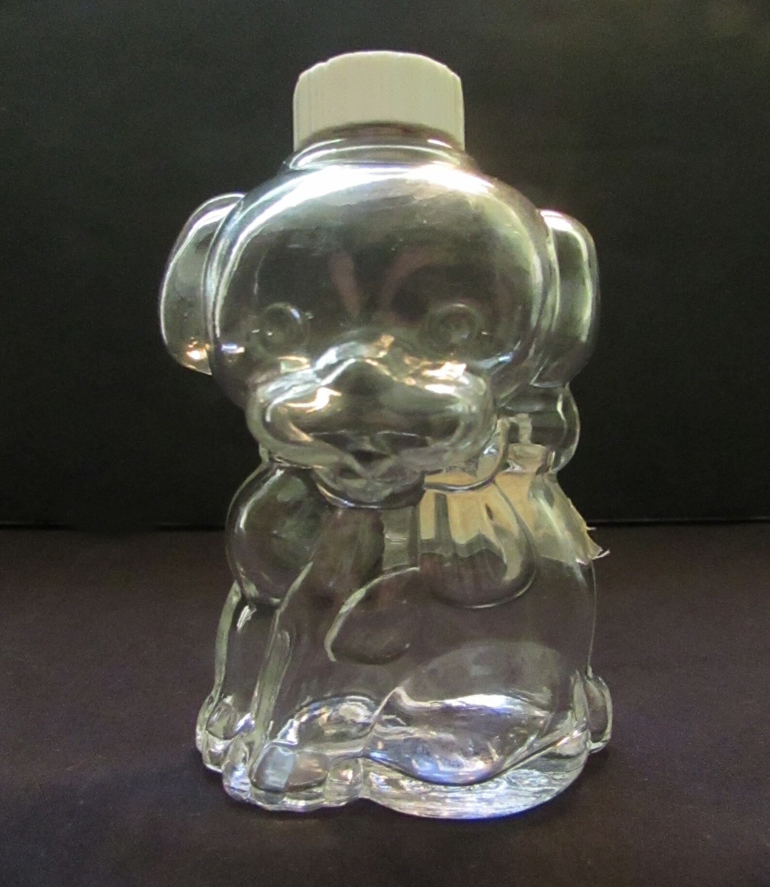 Clear Glass Dog Perfume Bottle Lovable Dog Cologne Decanter Etsy