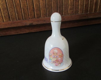 Grandma Makes Life Sweet Precious Moments Bell - Grandma Serving Cookies -Vintage Porcelain Precious Moments Collectible Bell - Grandma Gift