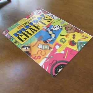 175 Easy to Do Everyday Crafts – Creative Uses For Recyclables – Kids Craft Book – Vintage Softcover Children’s Craft Book – First Edition