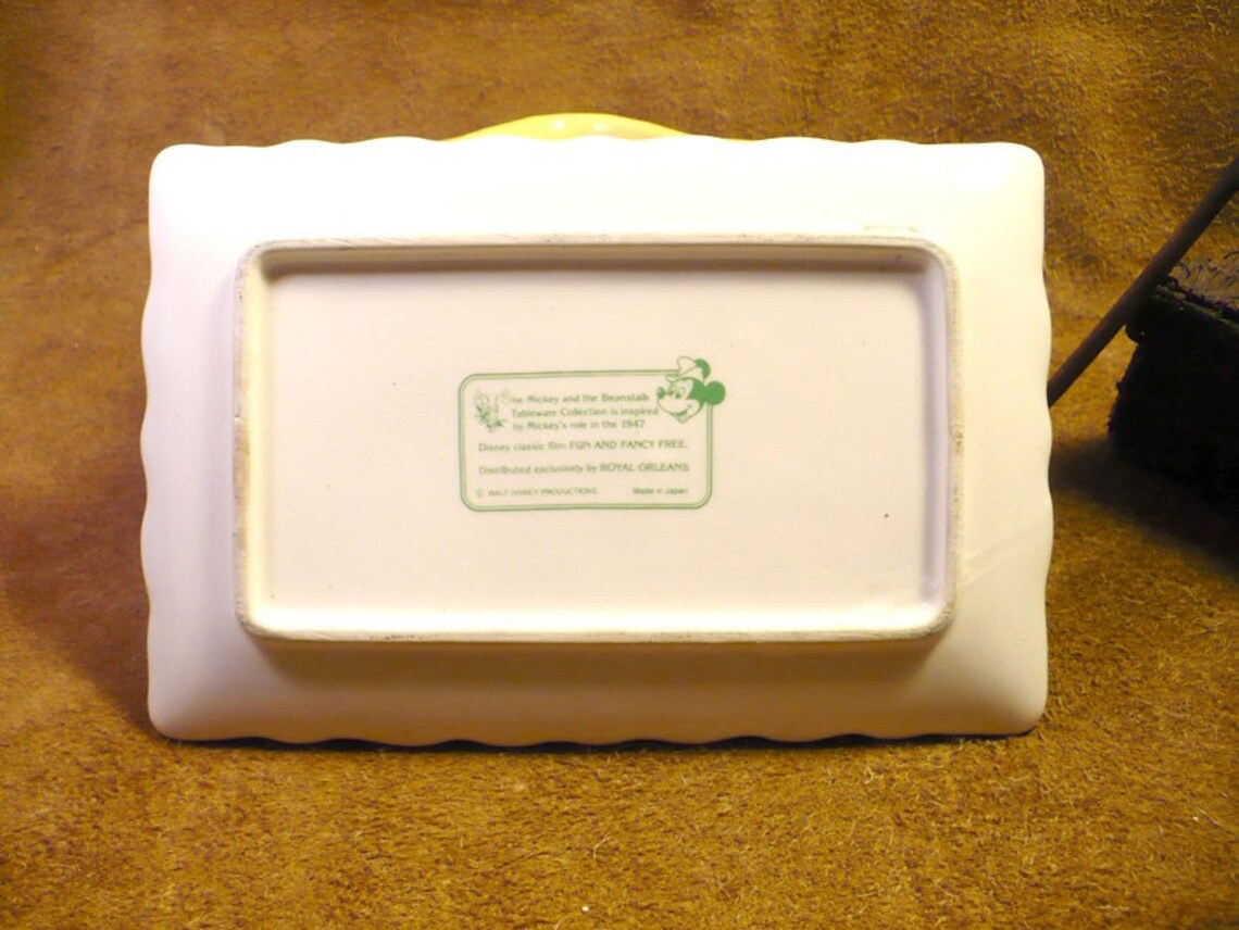 Mickey Mouse Vintage Butter Dish Etsy