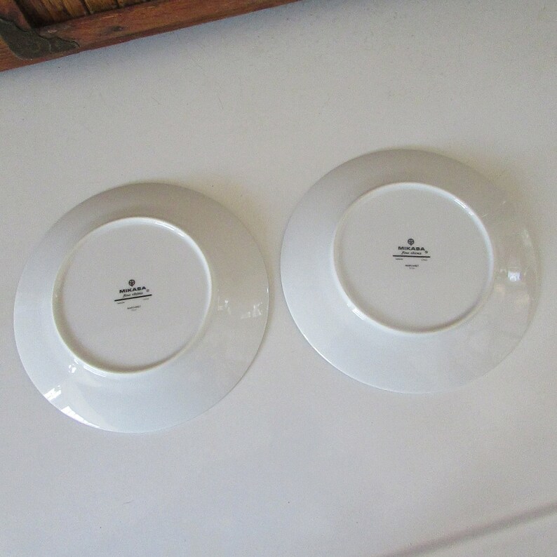 Mikasa Margaret Bread and Butter Plate Set of 2 Small Plates Etsy