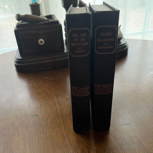 The King of the Mountains by Edmond About & Renée Mauperin by Edmund and Jules de Goncourt –The French Classical Romances - Antique Book