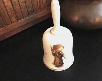 Hummel 1972 Christmas Bell – Angel Playing Horn – Limited Edition by Schmid – Made in W. Germany – Vintage Christmas Collectible Décor